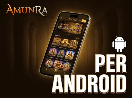 AmunRa Casino web app per Android e iOS